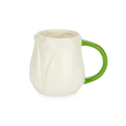 Balvi White Tulip Coffee Cup, 400ml Hot