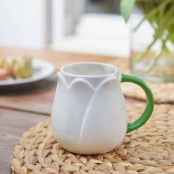 Balvi White Tulip Coffee Cup, 400ml Hot