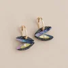 Wolf & Moon Mussel Hoop Earrings Clearance
