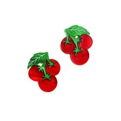 Wolf & Moon Tomato Stud Earrings Outlet