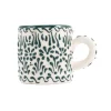 El Boyali Seramikler Yesil Ve Beyaz Boyali Coffee Cup, 140ml Discount