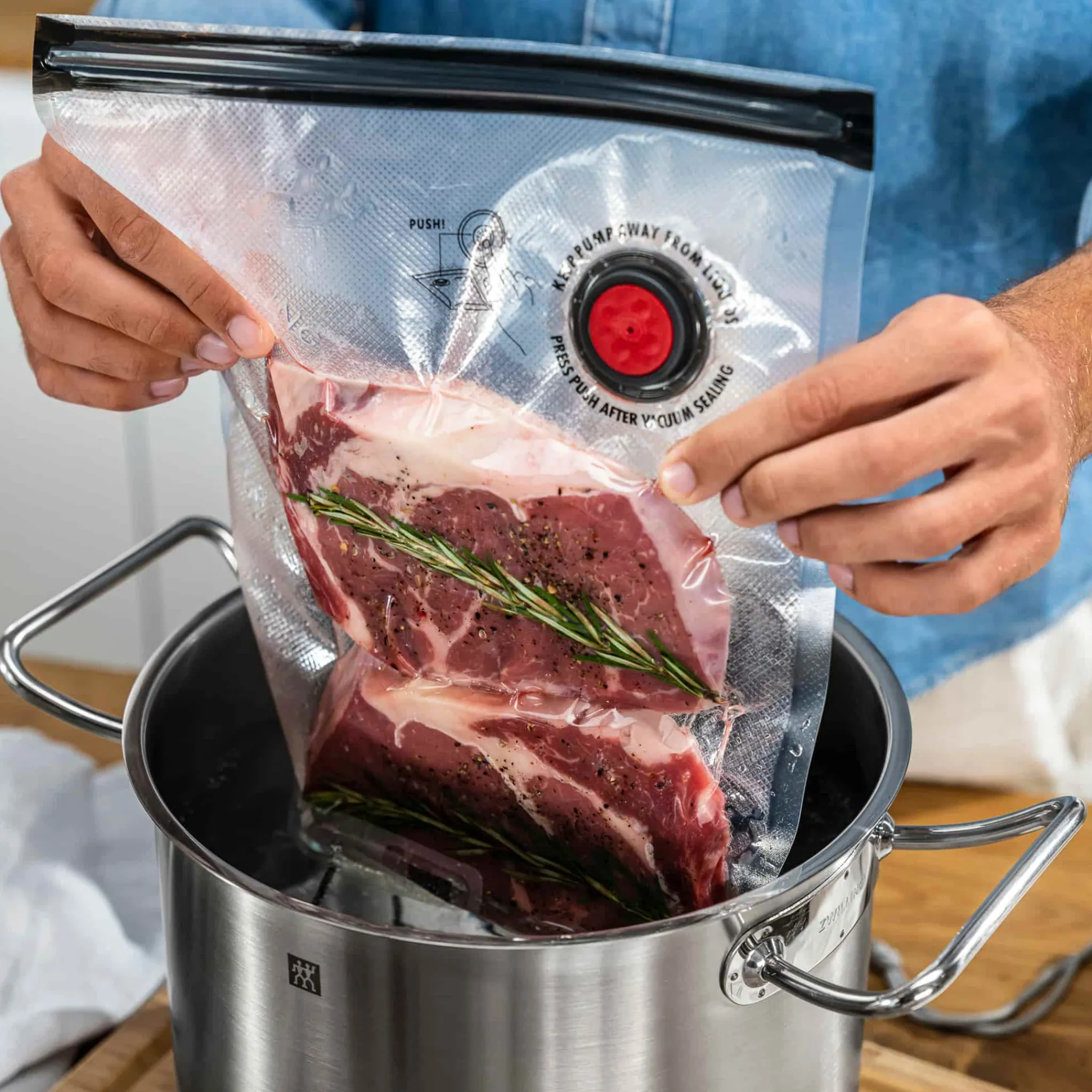 Zwilling Fresh & Save Set of 10 Reusable Vacuum Bags, Medium